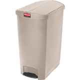 Rubbermaid tret-abfalleimer Slim Jim, 90 Liter, beige