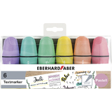 EBERHARD faber Textmarker mini Pastell, 6er Etui