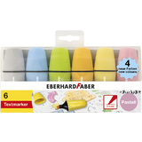 EBERHARD faber Textmarker mini Pastell new COLOURS, 6er Etui