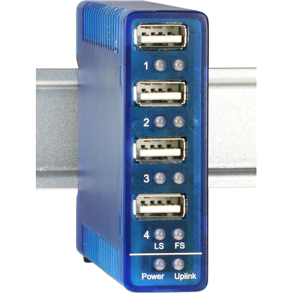 W&T USB 2.0 Hub fr industrielle Anwendungen, 4 Port