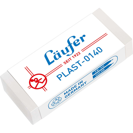 Lufer Kunststoff-Radierer PLAST-0140, transparent