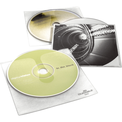DURABLE CD-/DVD-Hlle COVER, fr 1 CD, PP, transparent