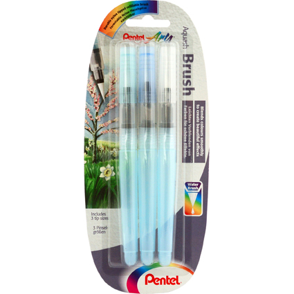 PentelArts Aquash Pinselstift, Inhalt: 7 ml, 3er Set