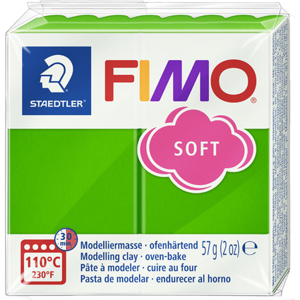 FIMO SOFT Modelliermasse, ofenhrtend, tropischgrn, 57 g