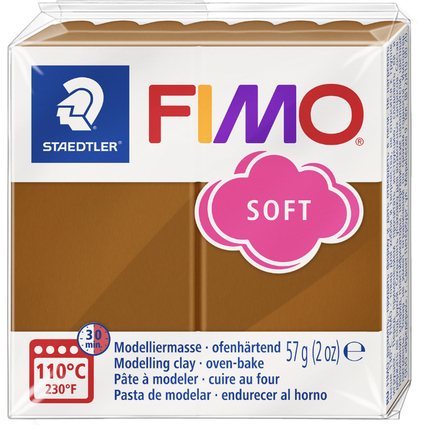 FIMO SOFT Modelliermasse, ofenhrtend, caramel, 57 g