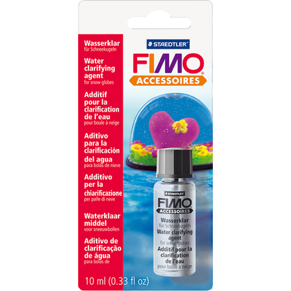 FIMO Wasserklar fr Schneekugel, 10 ml in Glasflschchen