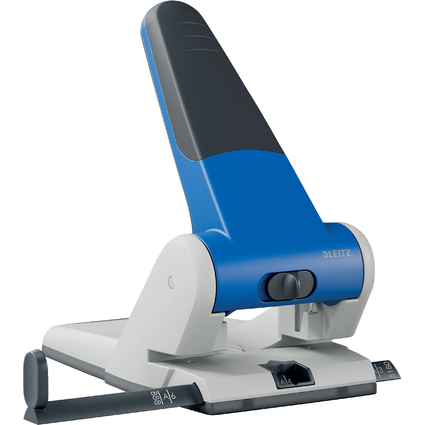 LEITZ Registraturlocher 5180, Stanzleistung: 65 Blatt, blau