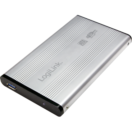 LogiLink 2,5" SATA Festplatten-Gehuse, USB 3.0, silber