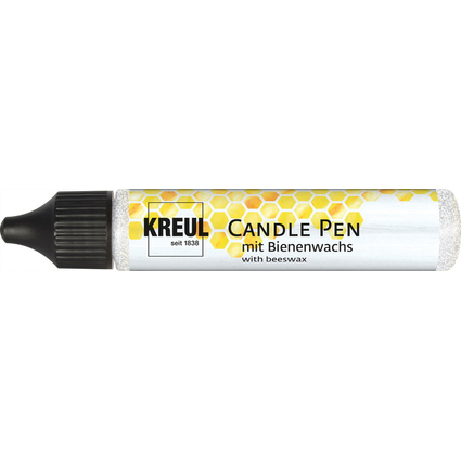 KREUL Candle Pen, glitter-silber, 29 ml