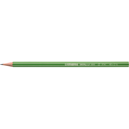 STABILO Bleistift GREENgraph, sechseckig, Hrtegrad: HB