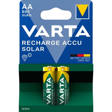 VARTA NiMH Akku "RECHARGE ACCU Solar", Mignon (AA/HR06)