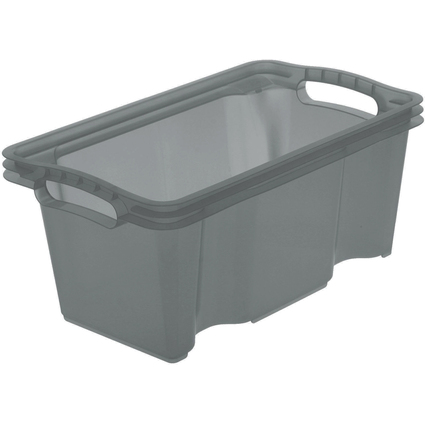 keeeper Aufbewahrungsbox "franz", 6,5 Liter, crystal-grey