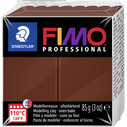 FIMO PROFESSIONAL Modelliermasse, schokolade, 85 g