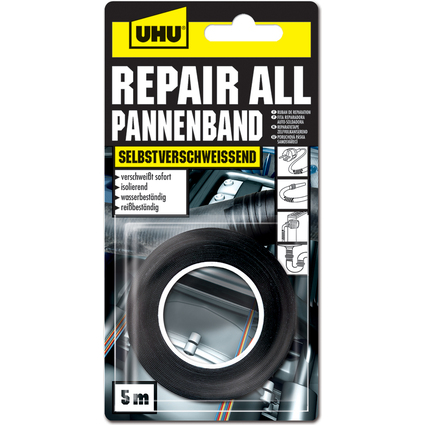 UHU Pannenband repair all, (B)19 mm x (L)5 m, schwarz