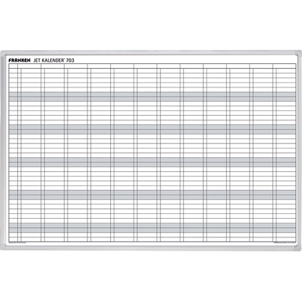 FRANKEN Datumstreifen fr Planungstafel JK703, transparent