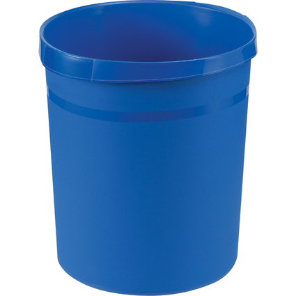 HAN Papierkorb GRIP, PP, 18 Liter, blau
