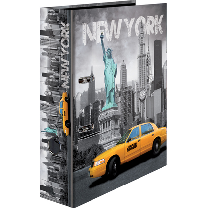 HERMA Motivordner "New York", DIN A4, Rckenbreite: 70 mm