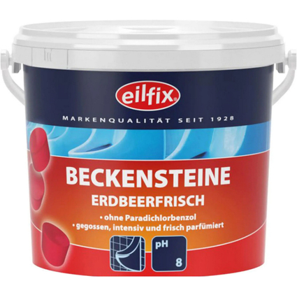 eilfix Beckensteine "Erdbeerfrisch", Inhalt: 1.000 g