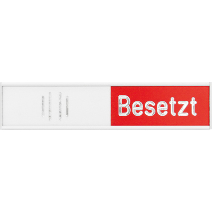 FRANKEN Hinweisschild "Frei-Besetzt", (B)102 x (H)27,4 mm