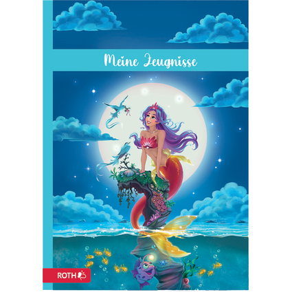ROTH Zeugnismappe "Magische Meerjungfrau" mit Design