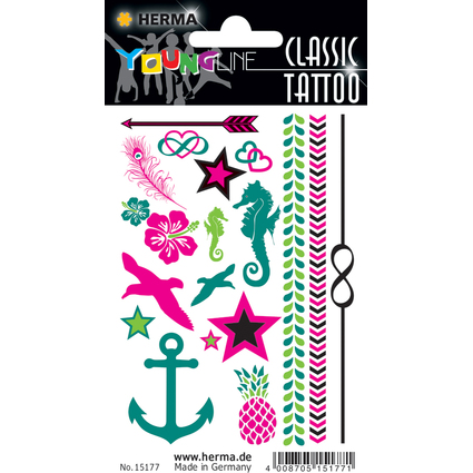 HERMA Tattoo CLASSIC "Colour Summerfeeling"