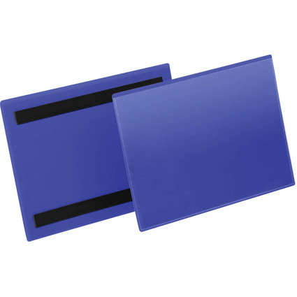 DURABLE Kennzeichnungstasche, magnetisch, DIN A5 quer, blau