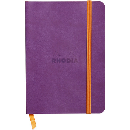 RHODIA Notizbuch RHODIARAMA, DIN A6, liniert, lila