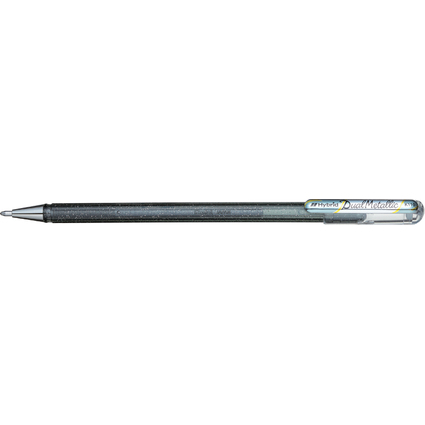 Pentel Hybrid Gel-Tintenroller "Dual Pen", silber