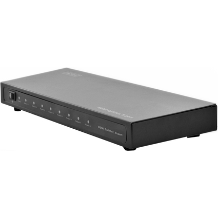 DIGITUS HDMI Video Splitter, 8-fach, Metallgehuse