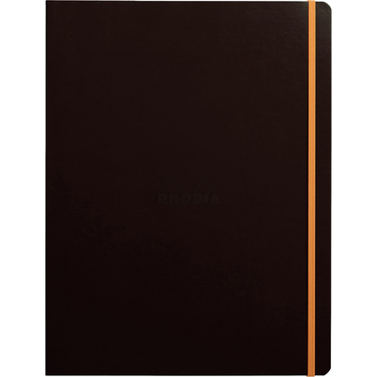 RHODIA Notizbuch RHODIARAMA, DIN A4+, liniert, schwarz