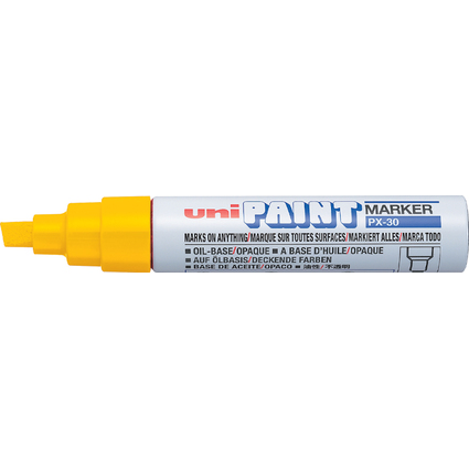 uni-ball Permanent-Marker PAINT (PX-30), gelb