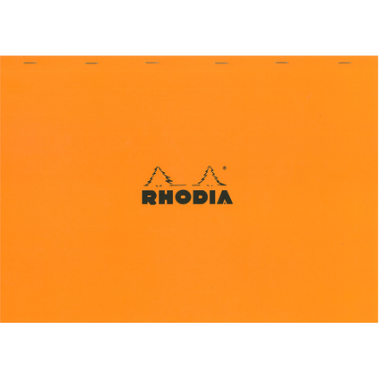 RHODIA Notizblock No. 38, DIN A3+, kariert, orange
