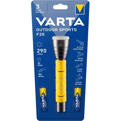 VARTA LED-Taschenlampe "Outdoor Sports F20", 2 AA