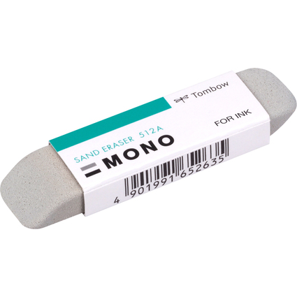 Tombow Naturkautschuk-Radierer "MONO sand", grau, fr Tinte