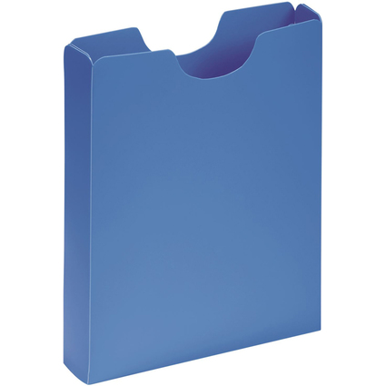 PAGNA Heftbox DIN A4, Hochformat, aus PP, hellblau