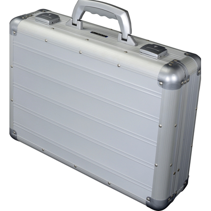 ALUMAXX Attach-Koffer "VENTURE", Laptopfach, silber matt