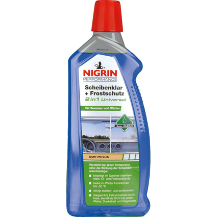 NIGRIN Performance KFZ-Scheibenklar + Frostschutz 2in1, 1l