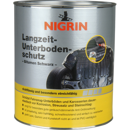 NIGRIN Langzeit-Unterbodenschutz Bitumen, schwarz, 2,5 kg