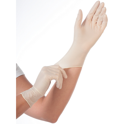 HYGONORM Latex-Handschuh SKIN LIGHT, XL, wei, gepudert