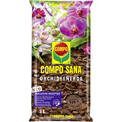 COMPO SANA Orchideenerde, 5 Liter