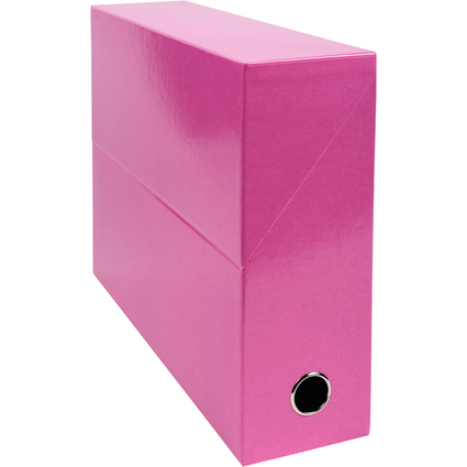 EXACOMPTA Archivbox Iderama, Karton, 90 mm, rosa
