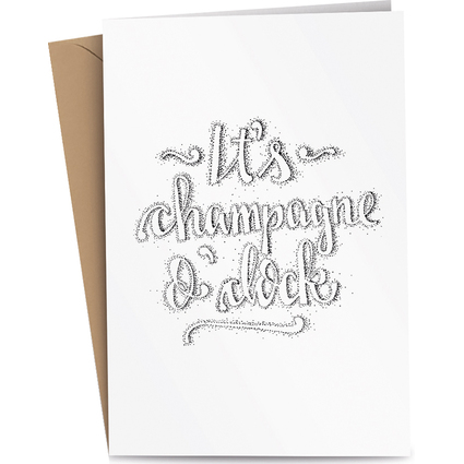 RMERTURM Grukarte "It's Champagne o'clock"