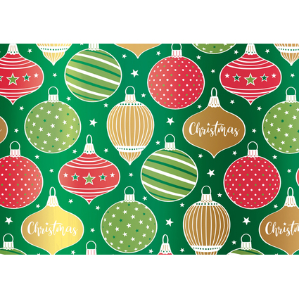 SUSY CARD Weihnachts-Geschenkpapier "Christmas decoration"