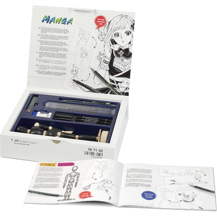 FABER-CASTELL Tuschestift PITT artist pen Manga Starter Set