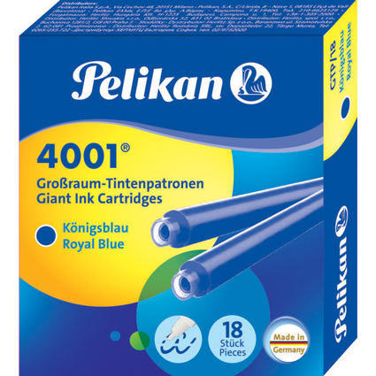 Pelikan Groraum-Tintenpatronen 4001 GTP/18, knigsblau