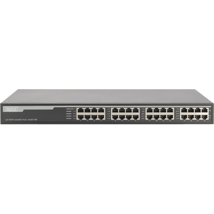 DIGITUS Gigabit PoE + Injektor, 16-Port