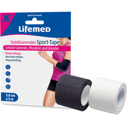 Lifemed stabilisierendes Sport-Tape, 38 mm x 3,0 m