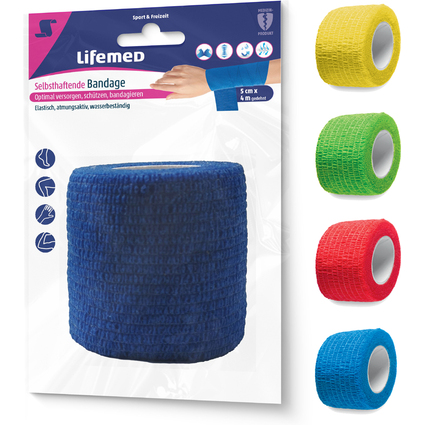 Lifemed selbsthaftende Bandage, 50 mm x 4,0 m