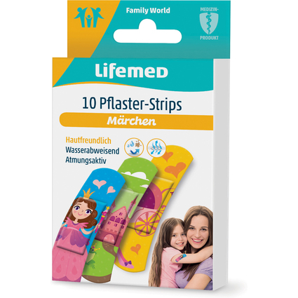 Lifemed Kinder-Pflaster-Strips "Mrchen", 10er