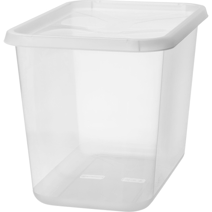 smartstore Aufbewahrungsbox BASIC XL, 60 Liter, transparent